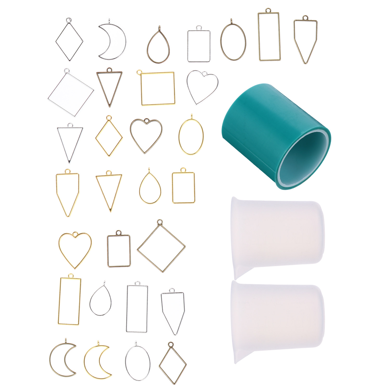 ชุดอุปกรณ์งานฝีมือ DIY จี้โลหะ - Resin Crafts Diy บทวิจารณ์และราคา