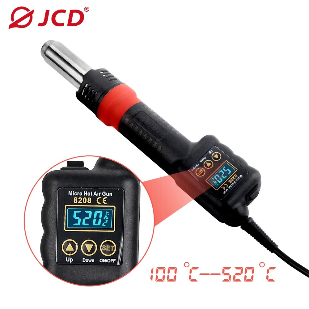 Jcd ปืนลมร้อนขนาดเล็ก8208 750ว - Heat Gun Small บทวิจารณ์และราคา