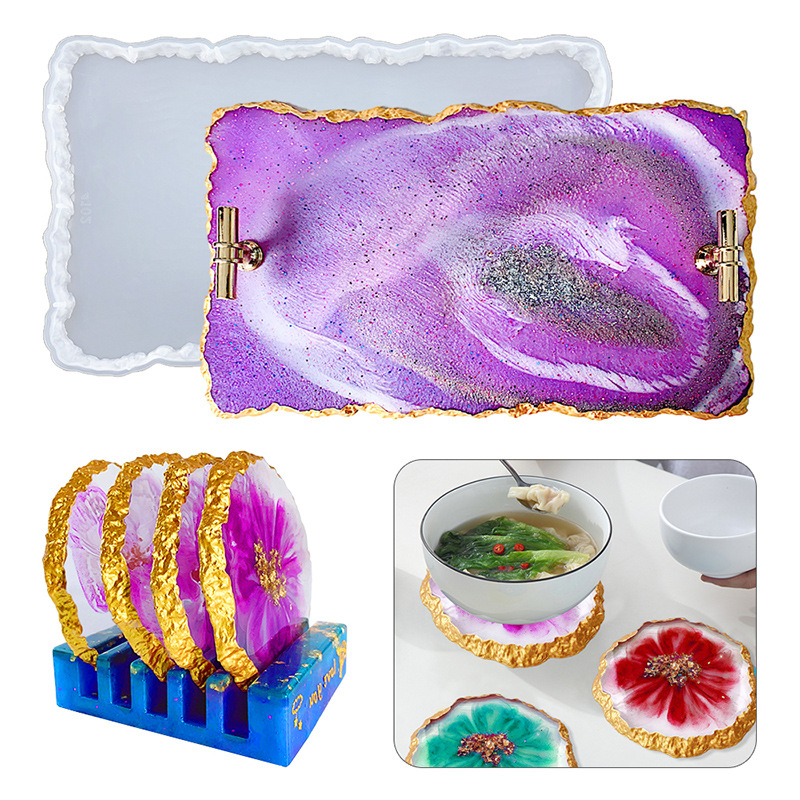 DM413 Drusy Coaster แม่พิมพ์เร - Resin Craft Ideas บทวิจารณ์และราคา