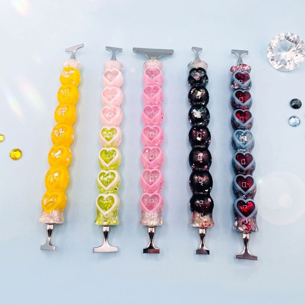 ปากกาเพชรเพ้นท์รูปหัวใจใหม่ เร - Resin Craft Ideas บทวิจารณ์และราคา