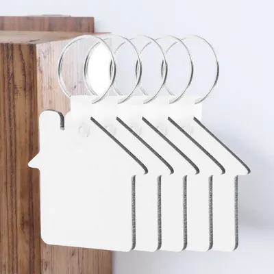 5 ชิ้น พวงกุญแจเปล่าสำหรับงานซ - Wood Ring Blank บทวิจารณ์และราคา