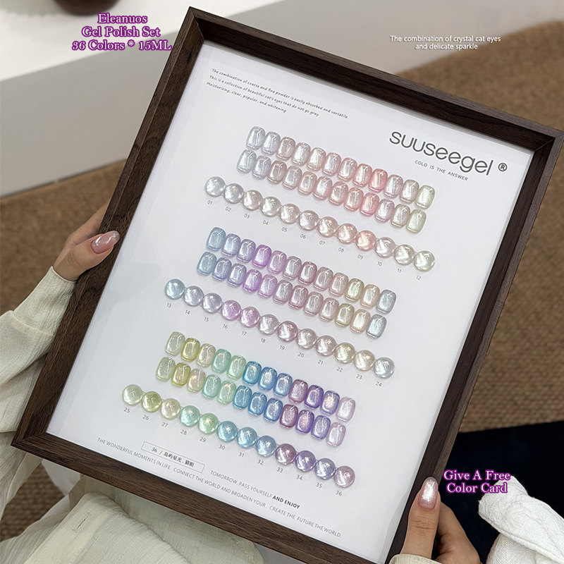 ชุดเจลทาเล็บตาแมว 36 สี ชิมเมอ - Resin Glitter Pack บทวิจารณ์และราคา