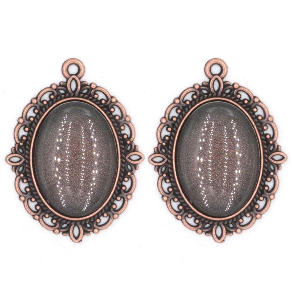 50 ชิ้น จี้อัญมณี ถาดจี้โลหะผส - Resin Crafts Diy บทวิจารณ์และราคา